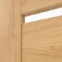Detailansicht des Lichtausschnitts von CLASSEN Innentür Greco M2 Eiche geölt 3D Look mit Lichtausschnitt