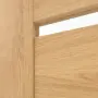 Detailansicht des Lichtausschnitts von CLASSEN Innentür Greco M3 Eiche geölt 3D Look mit Lichtausschnitt