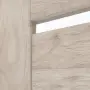 Detailansicht des Lichtausschnitts von CLASSEN Innentür Greco M3 Nuss Kolumbia hell 3D Look mit Lichtausschnitt