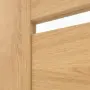 Detailansicht des Lichtausschnitts von CLASSEN Innentür Greco M5 Eiche geölt 3D Look mit Lichtausschnitt