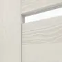 Detailansicht des Lichtausschnitts von CLASSEN Innentür Greco M8 Esche Weiß 3D Look mit Lichtausschnitt