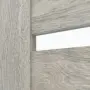 Detailansicht des Lichtausschnitts von CLASSEN Innentür Magnetic M8 Eiche Gessato 3D Look mit Lichtausschnitt
