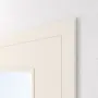 Detailansicht der geschlossenen Tür von CLASSEN Innentür-Set Weiß RAL 9010 CPL 4.3 stumpfeinschlagend mit Zarge und Drücker