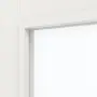 Detailansicht des Lichtausschnitts von Arctic Weiß RAL 9016 WestaLack Bretagne 3001-LA Schiebetür - Westag