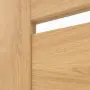 Detailansicht des Lichtausschnitts von CLASSEN Schiebetür Greco M6 Eiche geölt 3D Look mit Lichtausschnitt