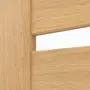 Detailansicht des Lichtausschnitts von CLASSEN Schiebetür Magnetic M7 Eiche geölt 3D Look mit Lichtausschnitt
