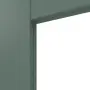 Detailansicht des Lichtausschnitts von CLASSEN Schiebetür Malika M2 Uni Green Iridium 