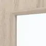 Detailansicht des Lichtausschnitts von CLASSEN Schiebetür Modena 4 LA 1/4 Eiche Sonoma 3D Look mit Lichausschnitt