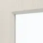Detailansicht des Lichtausschnitts von CLASSEN Schiebetür Modena 4 LA 1/4 Esche Weiß 3D Look mit Lichausschnitt