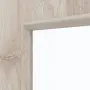 Detailansicht des Lichtausschnitts von CLASSEN Schiebetür Modena 4 LA 3/4 Nuss Kolumbia hell 3D Look mit Lichausschnitt