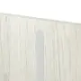 Detailansicht der vertikalen Lisene von CLASSEN Wohnungseingangstür Bord Venom Alu M6 Eiche Grau 3D Look 