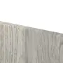 Detailansicht der vertikalen Fräsung von CLASSEN Wohnungseingangstür Bord Venom M11 Eiche Gessato 3D Look 
