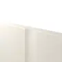 Detailansicht der vertikalen Fräsung von CLASSEN Wohnungseingangstür Bord Venom M11 Esche Weiß 3D Look 
