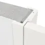 Deatilansicht des Querschnitts von HÖRMANN Innentür-Set Weiß RAL 9016 ProLine Duradecor stumpfeinschlagend mit Zarge und Drücker
