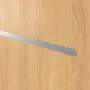 Detailansicht der horizontalen Lisene von CLASSEN Innentür Tetyda M4 Eiche geölt 3D Look mit Lichtausschnitt