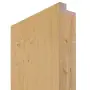 Detailansicht des Querschnitts von Innentür TG-1 Eiche astig Massivholz