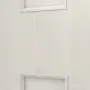 Detailansicht der Querleiste von CLASSEN Schiebetür Modena 4 LA 1/4 Esche Weiß 3D Look mit Lichausschnitt