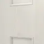 Detailansicht der Querleiste von CLASSEN Schiebetür Modena 4 LA 3/4 Esche Weiß 3D Look mit Lichausschnitt