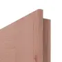 Detailansicht der Kante von Innentür TE-2 Buche Massivholz