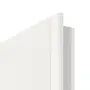 Detailbild runde Kante von Arctic Weiß RAL 9016 WestaLack Wohnungseingangstür - Westag