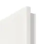 Detailansicht der runden Kante von Coso 10 Weißlack RAL 9016 Premium Innentür