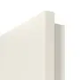 Detailansicht der eckigen Kante von Klassik Weiß RAL 9010 Typ LA-1 mittig WestaLack Innentür - Westag