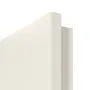 Detailansicht der eckigen Kante von Klassik Weiß RAL 9010 Typ LA-3 WestaLack Innentür - Westag