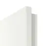 Detailansicht der eckigen Kante von Innentür-Set Dynamic 1.1 Lackweiß RAL 9003 mit Zarge und Drücker - Classen