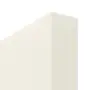 Detailansicht der stumpfen Kante von CLASSEN Innentür-Set Weiß RAL 9010 CPL 4.1 stumpfeinschlagend mit Zarge und Drücker