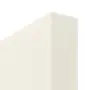 Detailansicht der stumpfen Kante von CLASSEN Innentür-Set Weiß RAL 9010 CPL 4.3 stumpfeinschlagend mit Zarge und Drücker