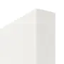 Detailansicht der stumpfen Kante von Cofi 10 LA-01 Weißlack RAL 9016 Premium Schiebetür