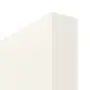 Detailansicht der stumpfen Kante von GARANT Schiebetür 0105-60 Pearl White CePaL mit Lichtausschnitt LA-DIN