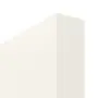Detailansicht der stumpfen Kante von GARANT Schiebetür 0105-60 Pearl White CePaL mit Lichtausschnitt LA-DIN Sprosse SP4