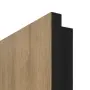 Detailansicht der eckigen Kante von CLASSEN Innentür 6.9 Hickory Eiche CPL
