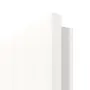 Detailbild der eckigen Türkante von Gebürstetes Weiß LA Bullauge ProLine Duradecor Innentür - Hörmann