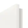 Detailansicht der eckigen Kante von Weiß RAL 9016 ProLine Duradecor Wohnungseingangstür - Hörmann
