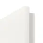 Detailansicht der eckigen Kante von Weiß RAL 9016 LA 24 bandseitig ProLine Duradecor Innentür - Hörmann