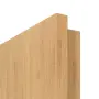 Detailansicht der eckigen Kante von CLASSEN Wohnungseingangstür Bord Eiche geölt 3D Look 