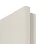 Detailansicht der eckigen Kante von CLASSEN Wohnungseingangstür Bord Esche Weiß 3D Look 