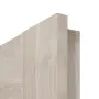 Detailansicht der eckigen Kante von CLASSEN Innentür Greco M3 Nuss Kolumbia hell 3D Look mit Lichtausschnitt