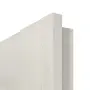 Detailansicht der eckigen Kante von CLASSEN Innentür Tumula M2 Esche Weiß 3D Look 