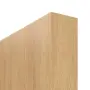 Detailansicht der stumpfen Kante von CLASSEN Schiebetür Magnetic M1 Eiche geölt 3D Look 