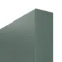 Detailansicht der stumpfen Kante von CLASSEN Schiebetür Malika M2 Uni Green Iridium 