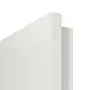 Detailansicht der eckigen Kante von CLASSEN Wohnungseingangstür Bord Venom M9 Weiß CPL 