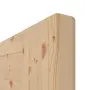 Detailansicht der stumpfen Kante von Schiebetür TE-1 Kiefer astig Massivholz