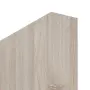 Detailansicht der stumpfen Kante von CLASSEN Schiebetür Modena 4 LA 3/4 Nuss Kolumbia hell 3D Look mit Lichausschnitt