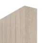 Detailansicht der stumpfen Kante von CLASSEN Schiebetür Tetyda M4 Eiche Sonoma 3D Look mit Lichtausschnitt
