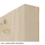 Detailansicht der Oberfläche von Typ 6002-04-SP6 Kiefer Massivholz Schiebetür - Radex