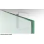 Detail Grünglas vollflächig mattiert