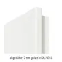 gefaste Kante von Innentür-Set Weißlack RAL 9016 Premium mit Zarge und Drücker 